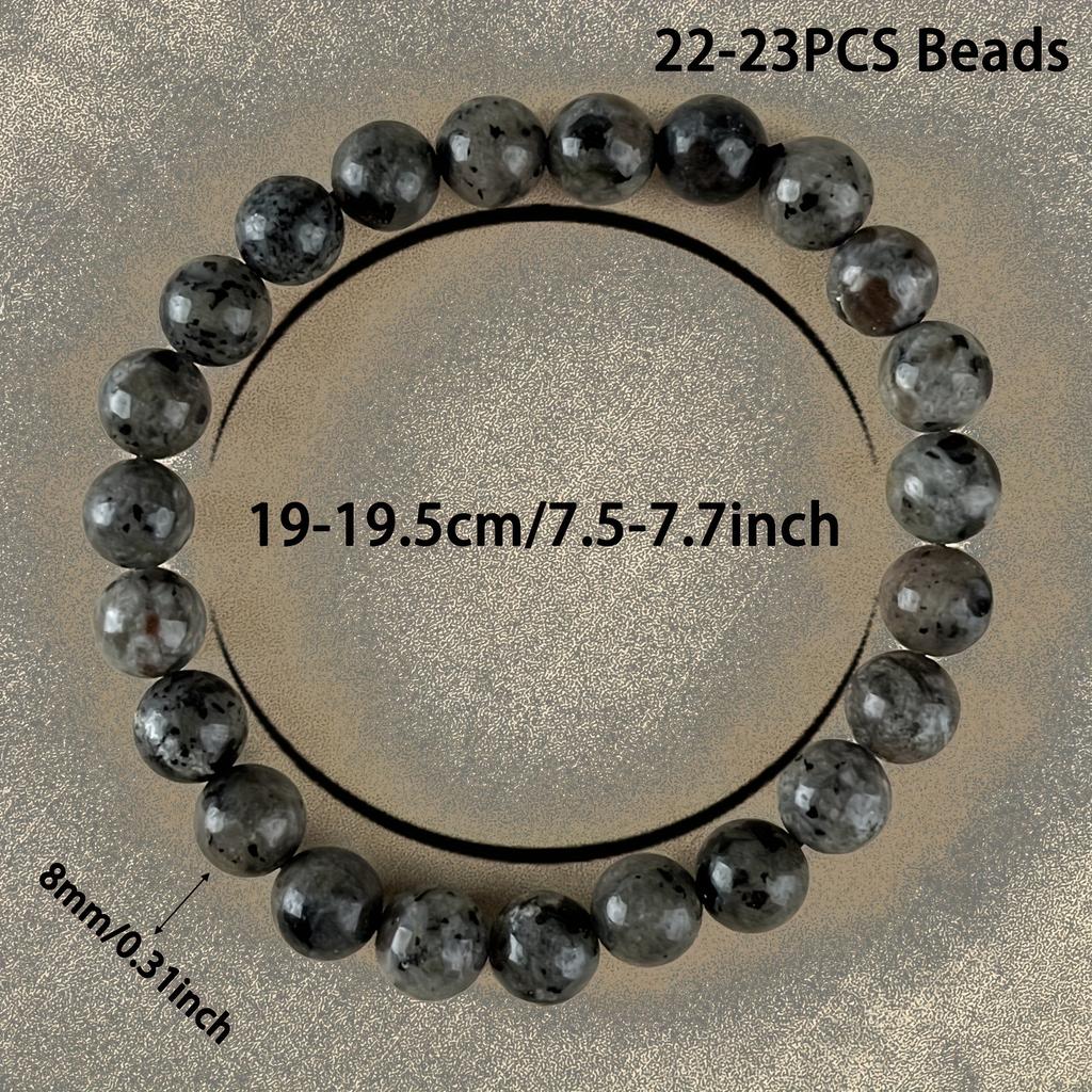 Healing Stone Energy Power Crystal Glow Flame UV Light Reaction Beaded Bracelet