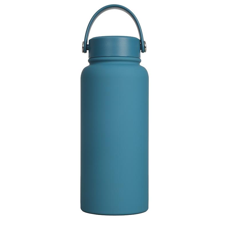 304 Edelstahl Thermosbecher Große Kapazität Tragbar Tragbar Weltraumtopf Outdoor Sportkessel