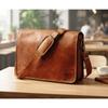 Bag Leather Genuine Shoulder Purse Vintage Handbag Brown Crossbody Women's New
