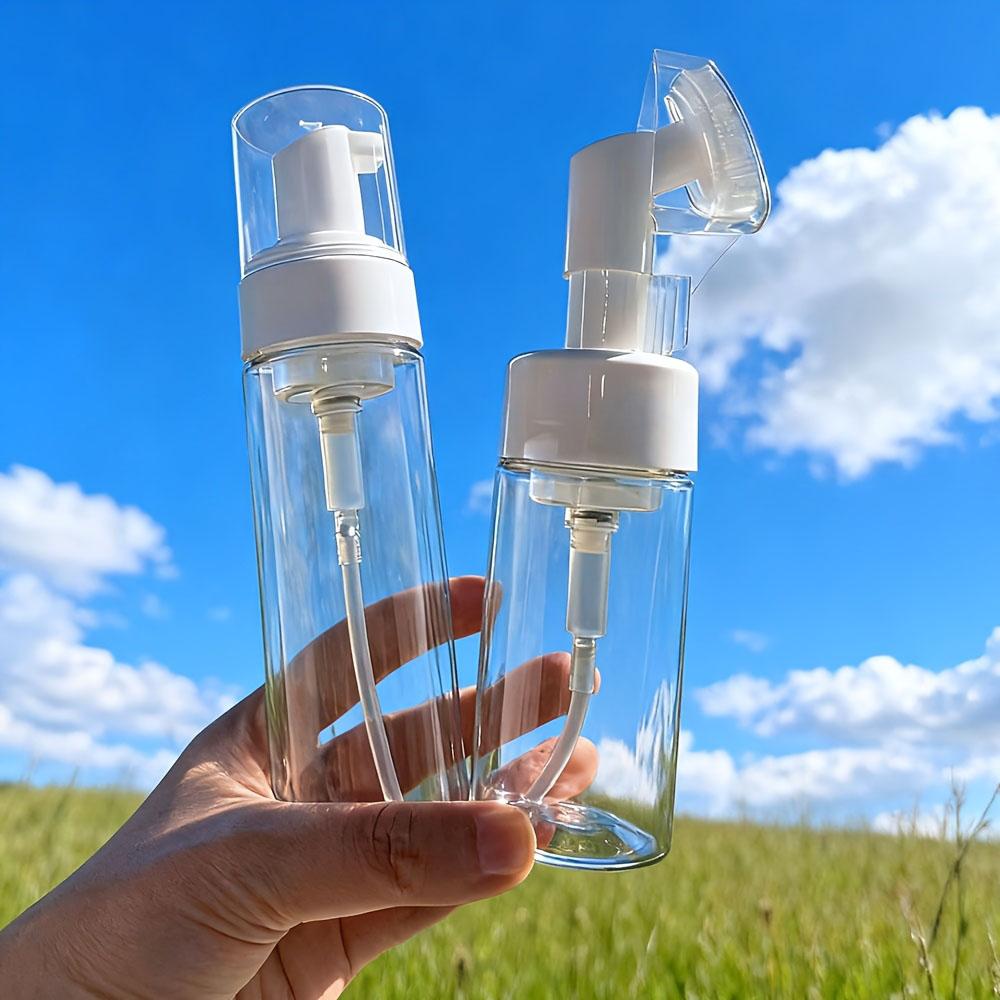Foam Dispenser, Clear Empty Spray Bottle, 2-Pack, Plastic Foam Pump 150ml+100ml