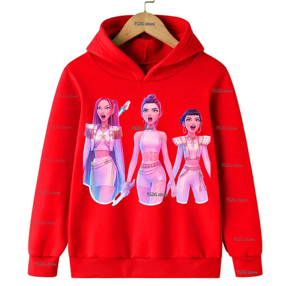 

Autumn Kpop Demon Hunters Lovely Print Children s Hoodies Cause Warm Girls Long Sleeve Sweatshirt Fashion Kids Clothes Pullover 100