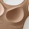 Women's Solid Color Cup Yoga Bottom Shirt Sports Underwear Vest