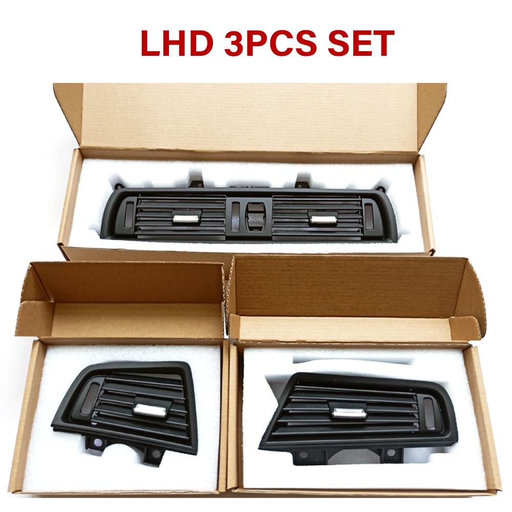 LHD RHD Original Black Front Rear Air Conditioner AC Vent Grille Panel Replacement For BMW F10 F11 F18 520i 523i 525i 528i 535i