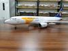 1:80 Scale Large 47CM Model Airplane Mongolian Airlines Boeing 737 Plane Models Diecast Airplanes with LED Light for Collection