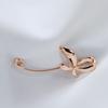 New  Rose Gold Women Brooch Fashion Wedding Jewelry Unique Creative Hollow Metal Bowknot Boutonniere Fine  Brooch