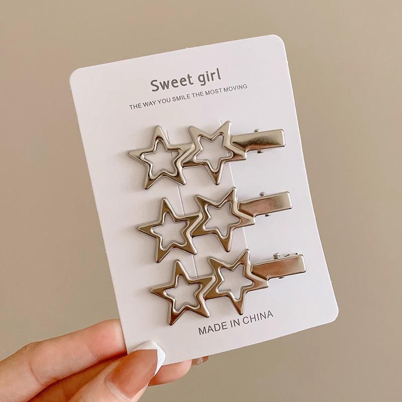 Autumn & Winter Coffee Hair Clip: Women's Seamless Duckbill, BB & Bangs Clips