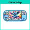 Stitch Childrens Double Layer Pencil Case With Polyester Storage For School Supplies