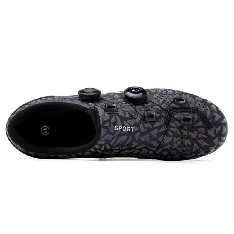 Scarpe da Ciclismo Strada Mountain Bike Compatibili Tacchette a Blocco Traspiranti Unisex Bici