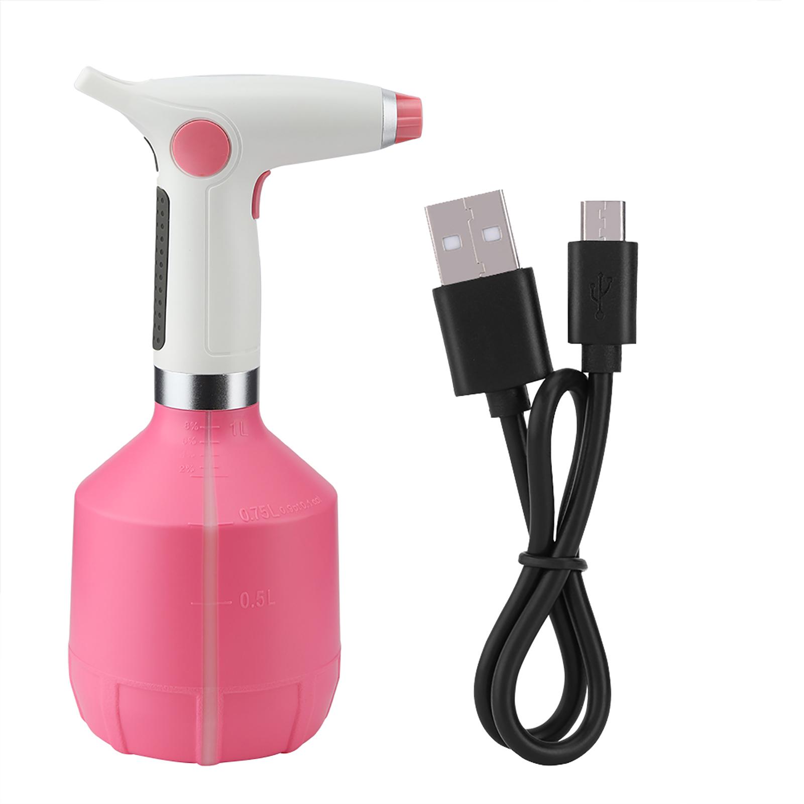 

Электрический распылитель с USB-зарядкой для полива растений (розовый)