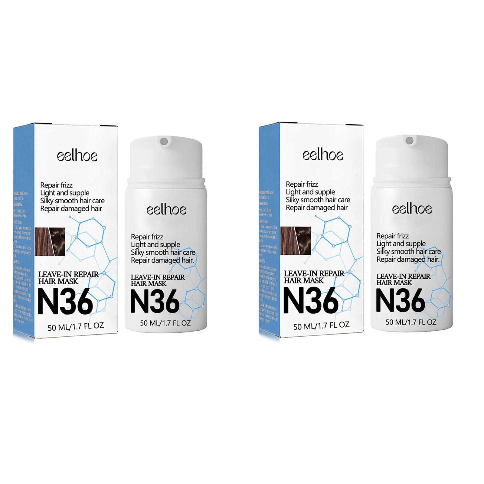 

Маска для волос EELHOE Hair Repair Восстанавливает сухие и вьющиеся волосы, разглаживает и предотвращает выпадение волос, смягчает и ухаживает за волосами. 2PC