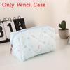 Soft Quilted Octagonal Makeup Bag With Floral Pattern For Girls And Travel