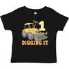 Inktastic I'm 1 And Digging It Bulldozer Baby T-Shirt Bull Dozer Bulldozers My