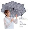 saKASA Dressy Inverted umbrella made of fabric for for both sunny and rainy long inverted reverse folding keeps you UV super water perfect as a cute