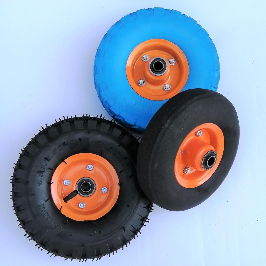 Rubber Industrial Cart Caster: Single Offset Sleeve, Pneumatic, Foam & Solid Options