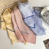 Fashion small polka dot simulation silk printing silk scarf high-end shawl sunscreen neck 70 square scarf women's sunscreen headscarf