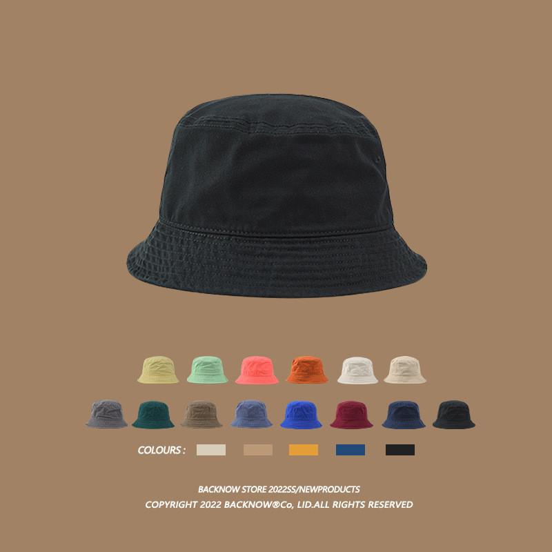 Classic Cotton Sun Protection Fisherman Hat For Men Women With Short Brim For Summer Sunshade