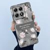 For Xiaomi 14T Pro 5G Case Soft Silicone Protective Cover Fashion Simplicity Floral Fundas for Xiaomi14T 14 T Pro Phone Coque