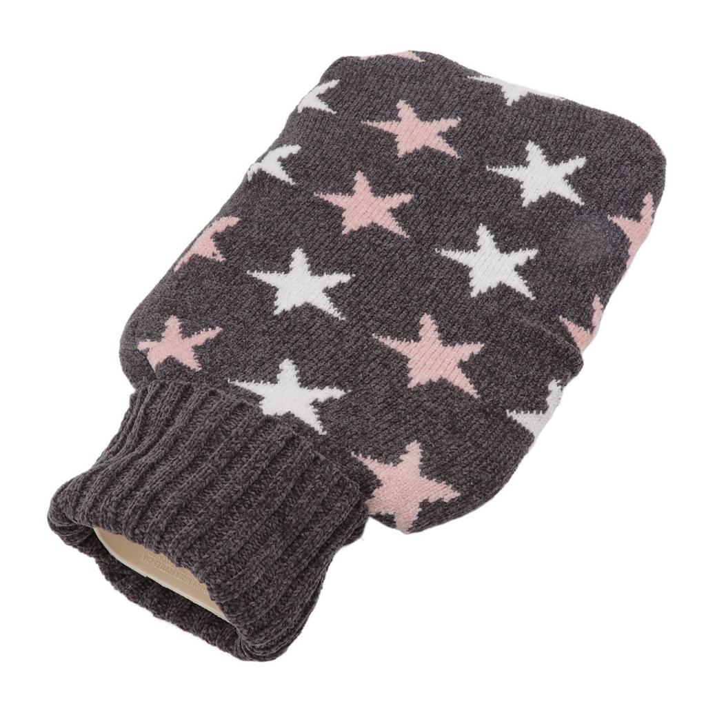 2000ML Hot Water Bottle Hot Water Bag with Soft Knitted Cover for Neck Shoulder Warm for Winter