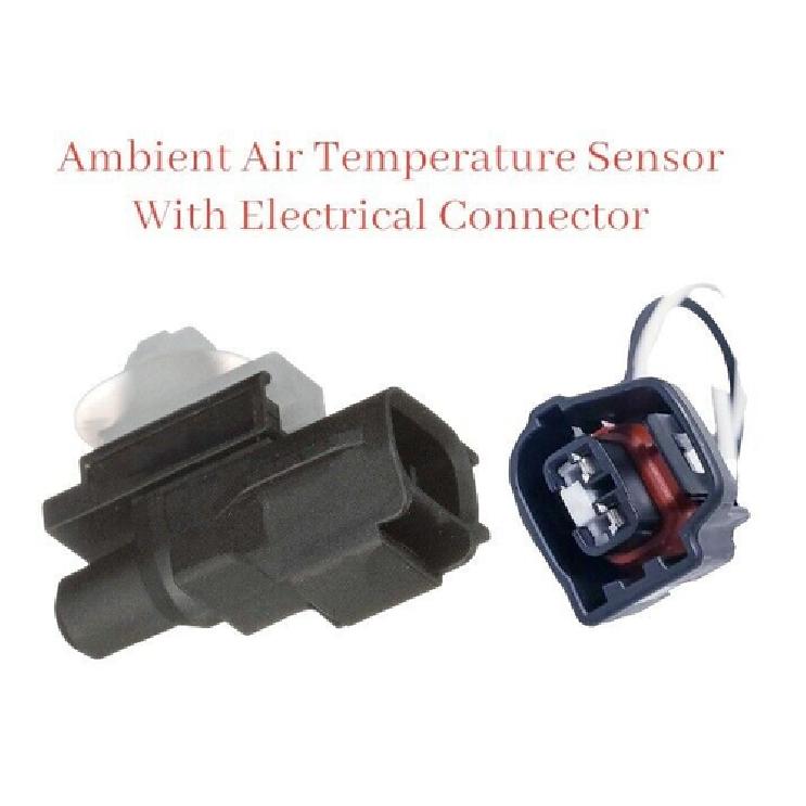 Ambient Air Temperature Sensor & Connector Fits Toyota Lexus Mitsubishi Dodge | 2 Wire
