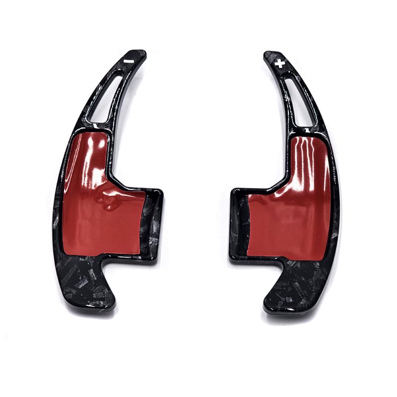 2 Pcs Car Steering Wheel Paddle Shifter Cover For Ford Mustang 2015 2016 2017 2018 2019 2020 2021 2022 2023 ABS Trim Accessories