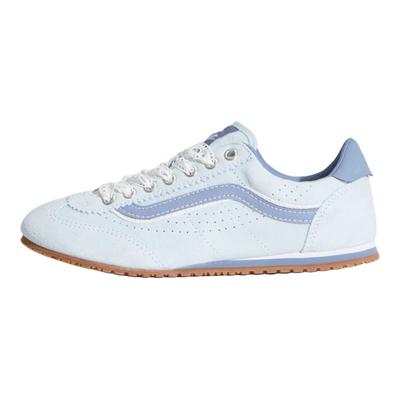 Super flache bequeme Passform Unterstützung Niedrige Freizeitschuhe Unisex Sneaker Blau VN000D83LTB