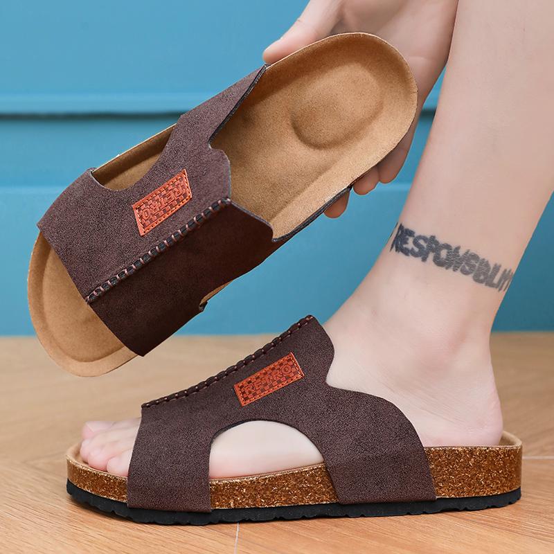 Fashion Large Size Multi-color Casual Fashionable Comfortable and Versatile Men's Slippers Maleoutdoors  and Outdoor Slippers Casual