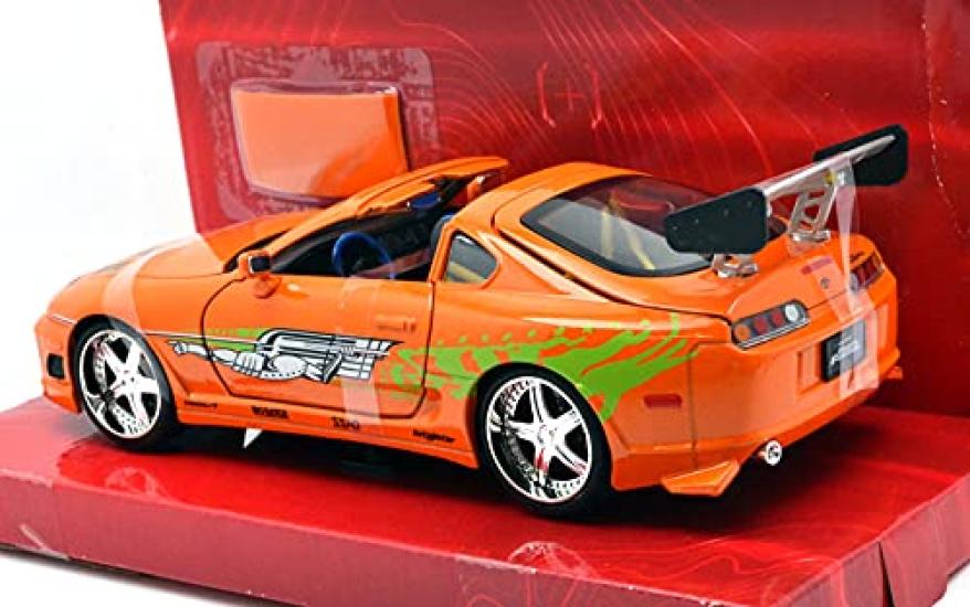 Jada TOYS SCALE FAST AND THE TOYOTA SUPRA Jada TOYS scale and TOYOTA SUPRA 124 "THE FURIOUS" "BRIAN'S (ORANGE)" 124 "Fast Furious" "BRIAN (ORANGE)"