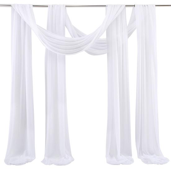 Backdrop Tulle Durable Easy To Hang Vibrant Color Graceful Wedding Drapery Arch Draping Swag Supply