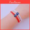 Stylish Geometric Evil Eye Bracelet With Handwoven Multicolor Rope Ideal For Anniversary Celebrations