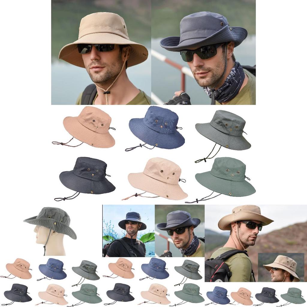 Stylish Boonie Bucket Hat Cap For Fishing Hunting Safari Sunproof And Windproof
