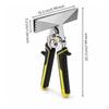 Straight Jaw Hand Seamer Manual Sheet Metal Bending Pliers Ergonomic Handles Plier