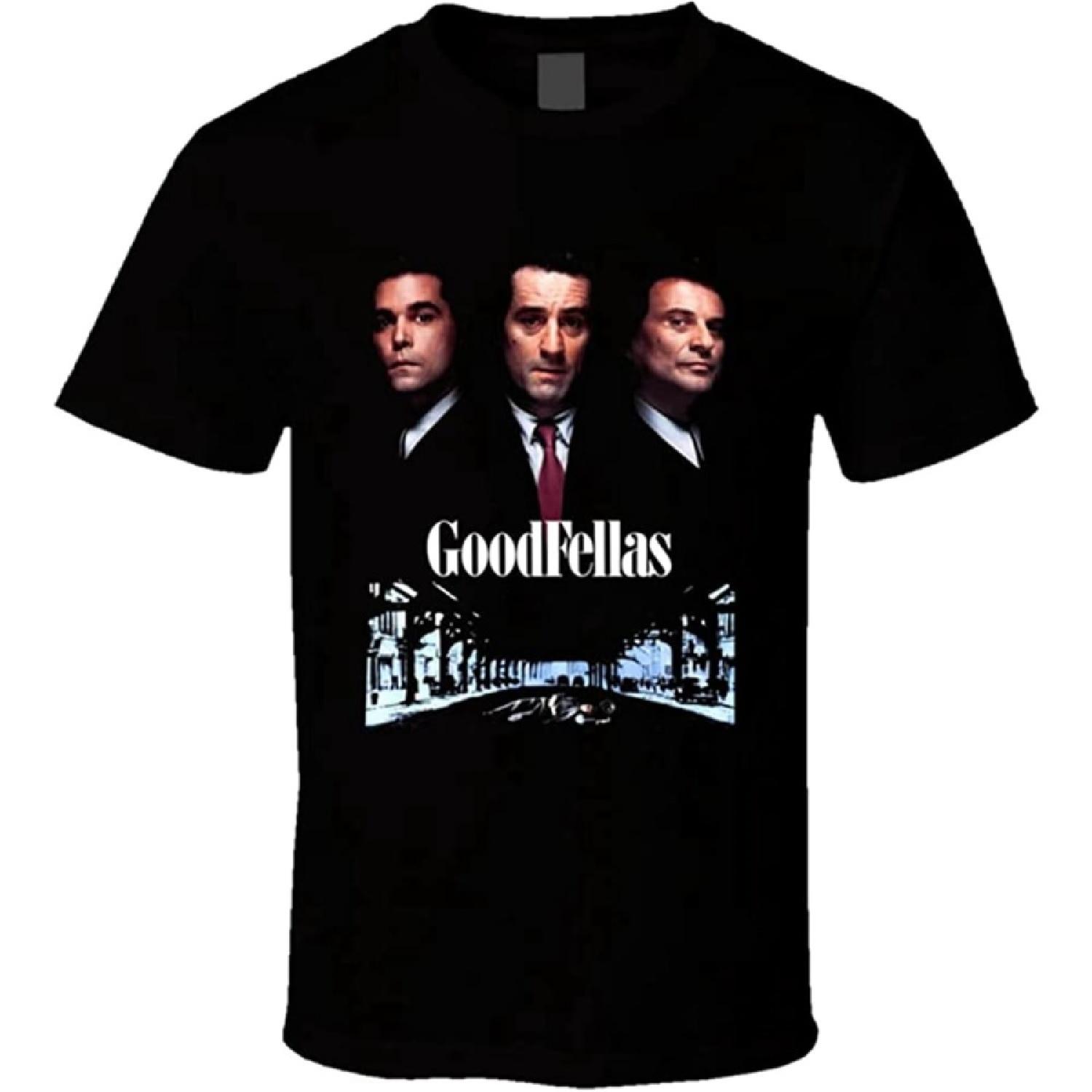 

Goodfellas T Shirt Mens Tee Three Wise Men Gangster Movie Gift New from US XS XXXXXL чорний