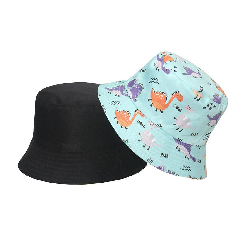 Cute Dinosaur Fisherman Hat For Women Anti-uv Sun Protection Bucket Hat