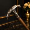 Anchor Handle Walking Cane: Wooden Shaft, Nautical Rustic Design, Decorative Brass Handle