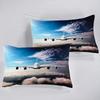 Aircraft Three-Piece Quilt Cover 3D Digital Printing Bedding Set Four Seasons Bed Cover