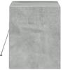 Vidaxl Ścienna Szafka Tv Z Led, Szarość Betonu, 80X31X35 Cm