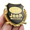 1Pcs Metal Car Badge 3D Side Fender Emblem Decoration For Jeep Grand Cherokee Wrangler JK Gladiator Compass Renegade Valve Stem ALN1