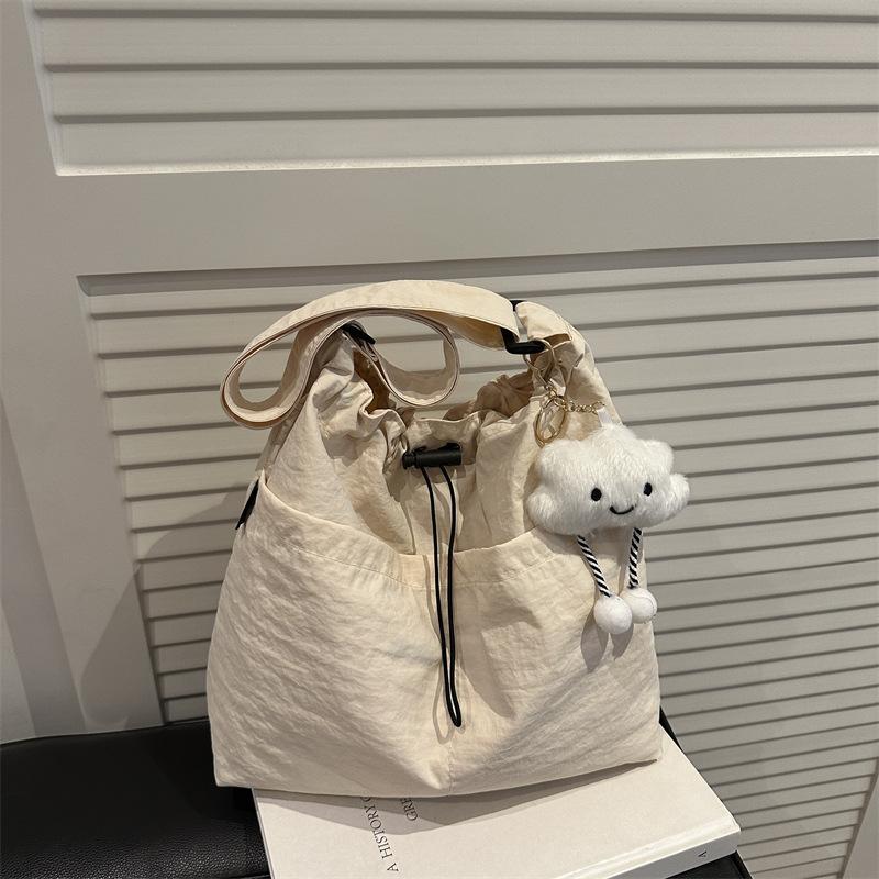 Japanese Casual Big Bag Women's 2025 New Fashion Mommy Shoulder Bag Large Capacity Tote Bag Class Commuter Bag