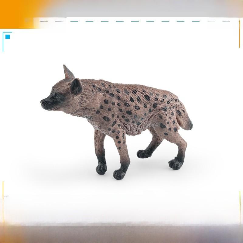 Realistische Wildtier PVC Schwarzbär Hyäne Esel Figuren Für Kinder Lern- und Ausstellungszwecke