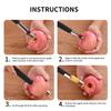 Stainless Steel Core Remover Fruit Vegetable Seeder Red Dates Pear Pip Corer Easy Twist Household Supplies Tools