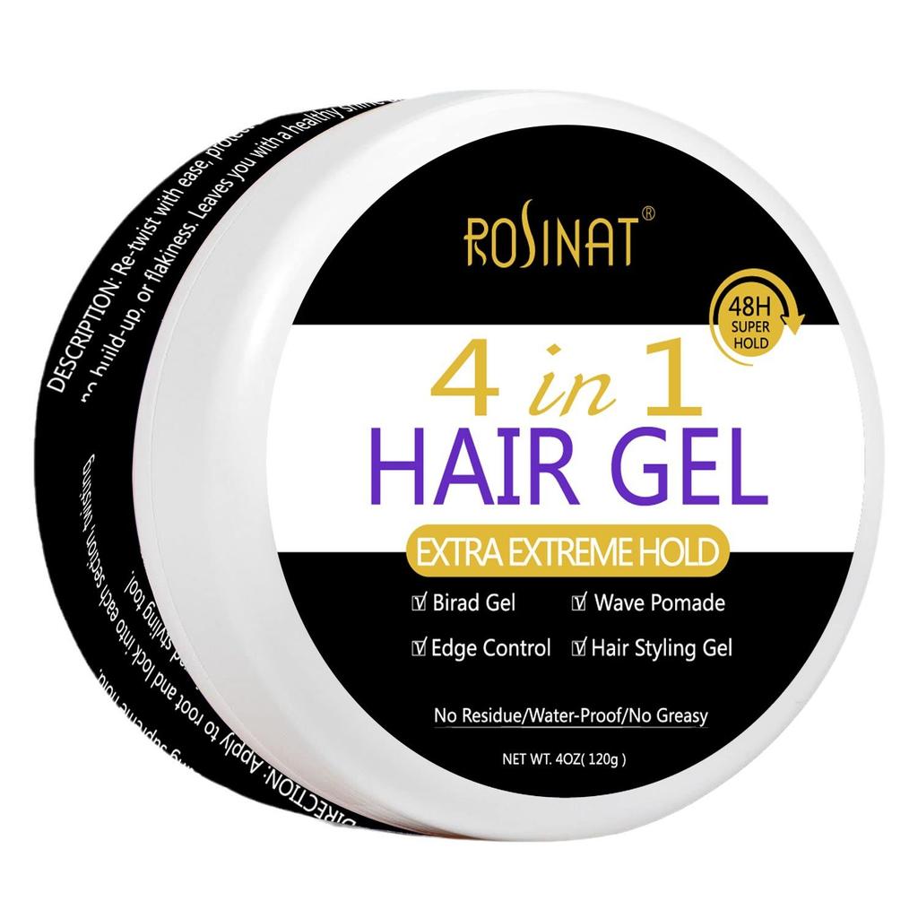4-i-1 multifunksjonell hårgelé uten hvite blader Strong Styling Dread Gel
