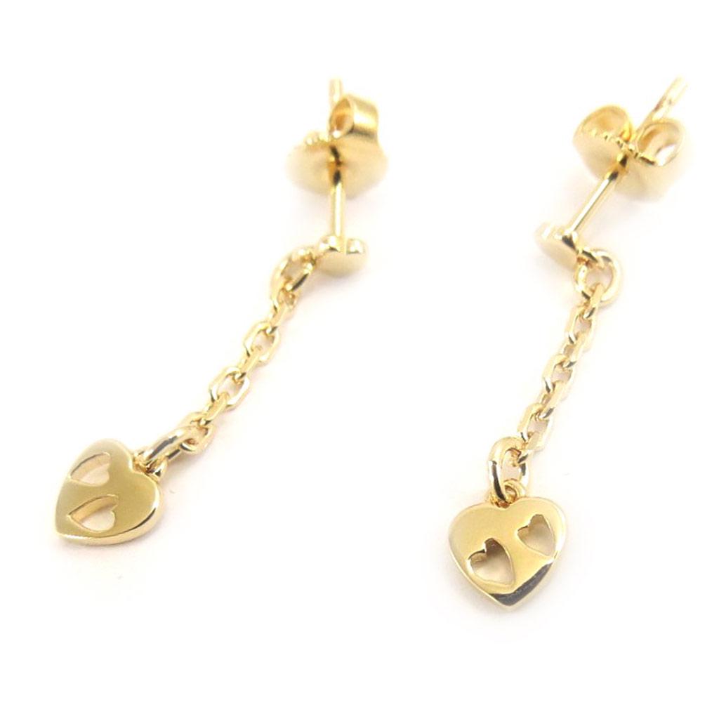 Altesse [G2289] - Gold Plated 'Love' Earrings