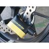 Komine Motorcycle Pin Tumbler Alarm Pad Lock Black/Yellow LK-120