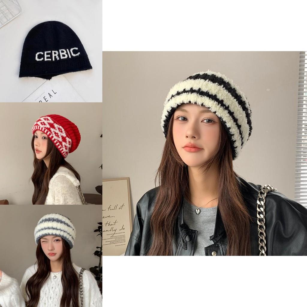 Style Knit Hat For Women With Warmth And Wide Brim For Autumn Winter Comfort