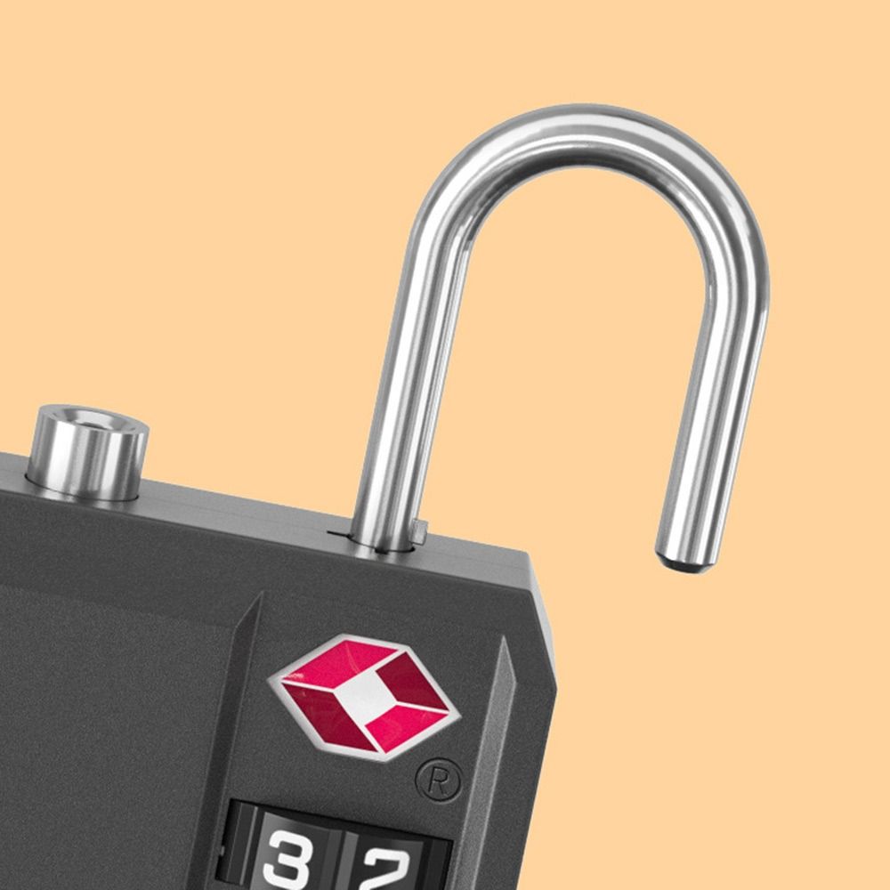 New TSA 3 Digit Combination Lock Anti-theft Lightweight Customs Password Lock Security Tool Wire Rope Padlock Travel