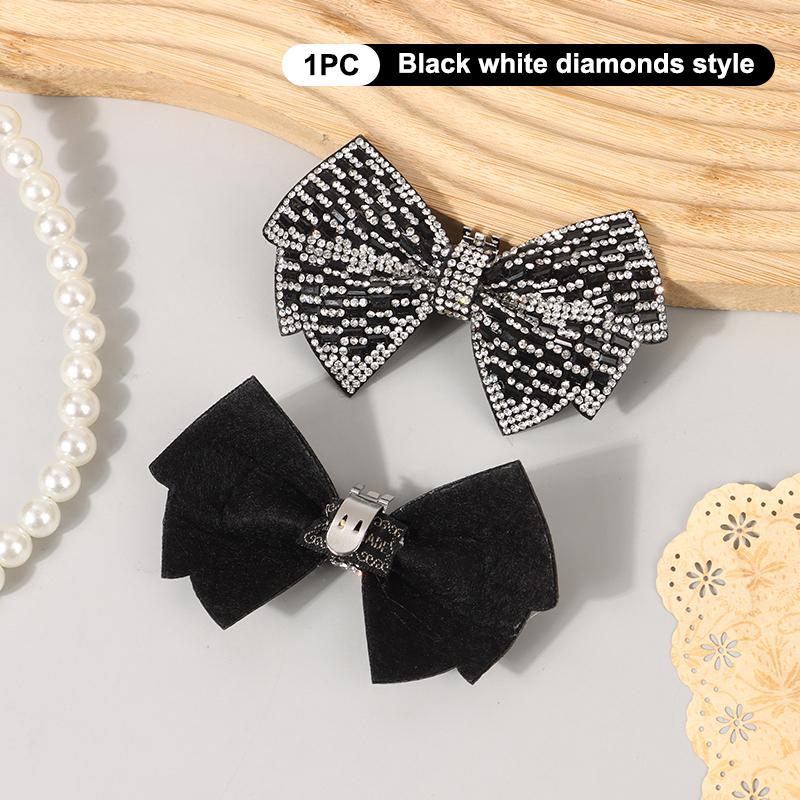 1Pc Luxury  Bow Shoe Buckle Shiny Bowknot Shoes Clip Wedding Bride Shoes Decoration High Heel Charms Jewelry