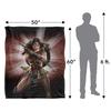 Wonder Woman Pose Blanket