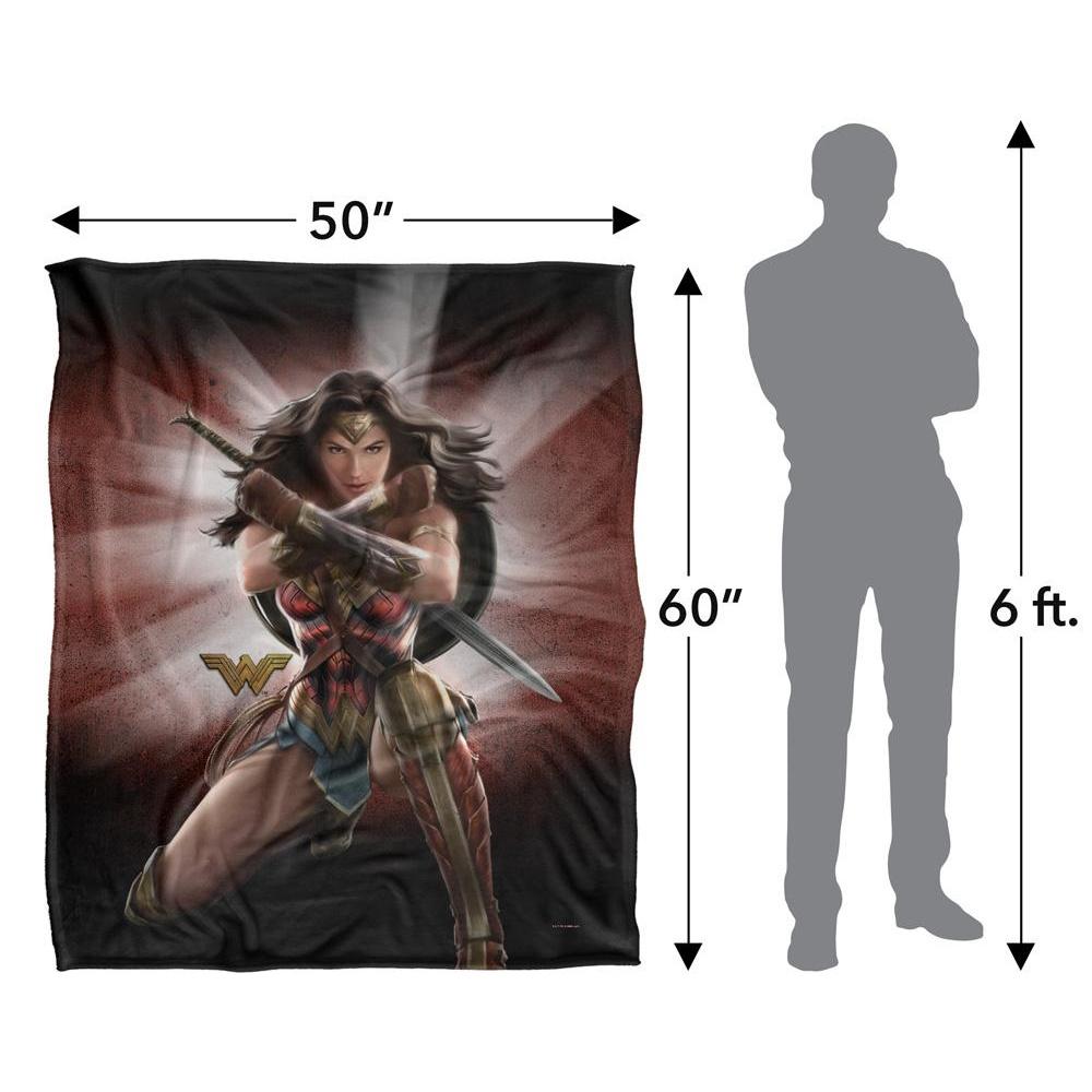 Wonder Woman Pose Blanket