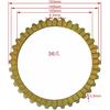 Motorrad Kupplungsscheibe 9 Stück Motorrad Reibkupplungsscheiben für H-ONDA GL1200 GL1200A GL1200I GL1200SE für Goldwing 1200 1986-1987