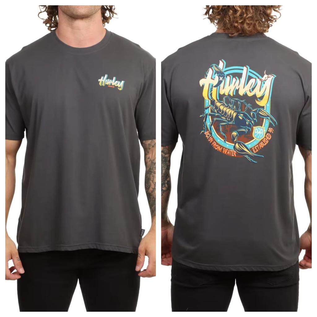 Classic Tie Dye Box Letters Surfing Skateboarding Street Sports Brand Tshirt Cotton Graphic Tee Unisex Unisex Summer Streetwear